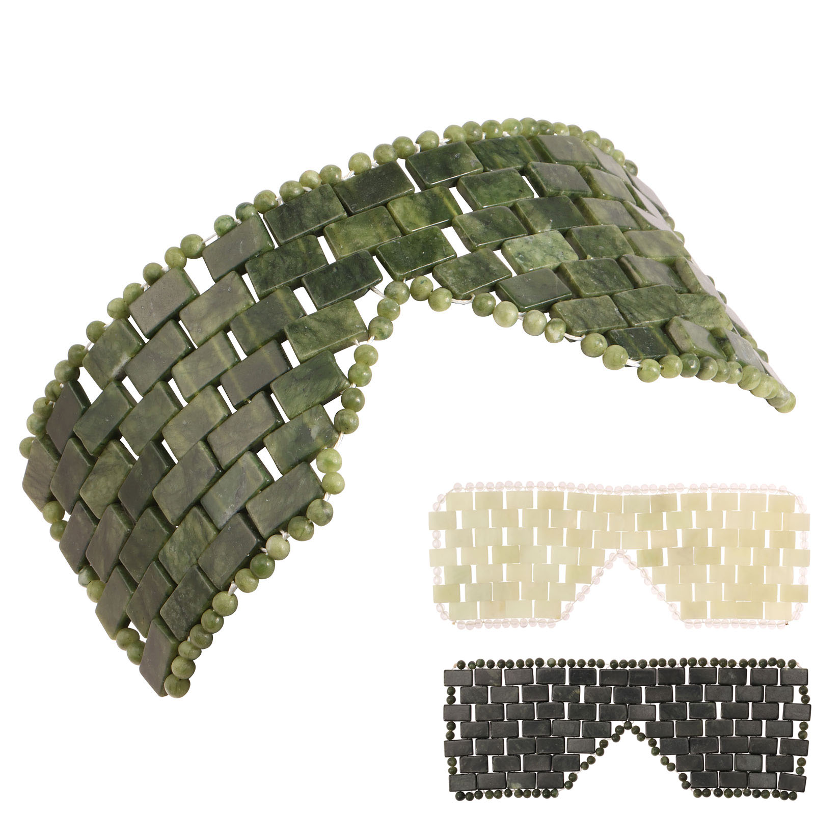 Home Spa Wellness - Natural Jade Face Eye Mask Cooling