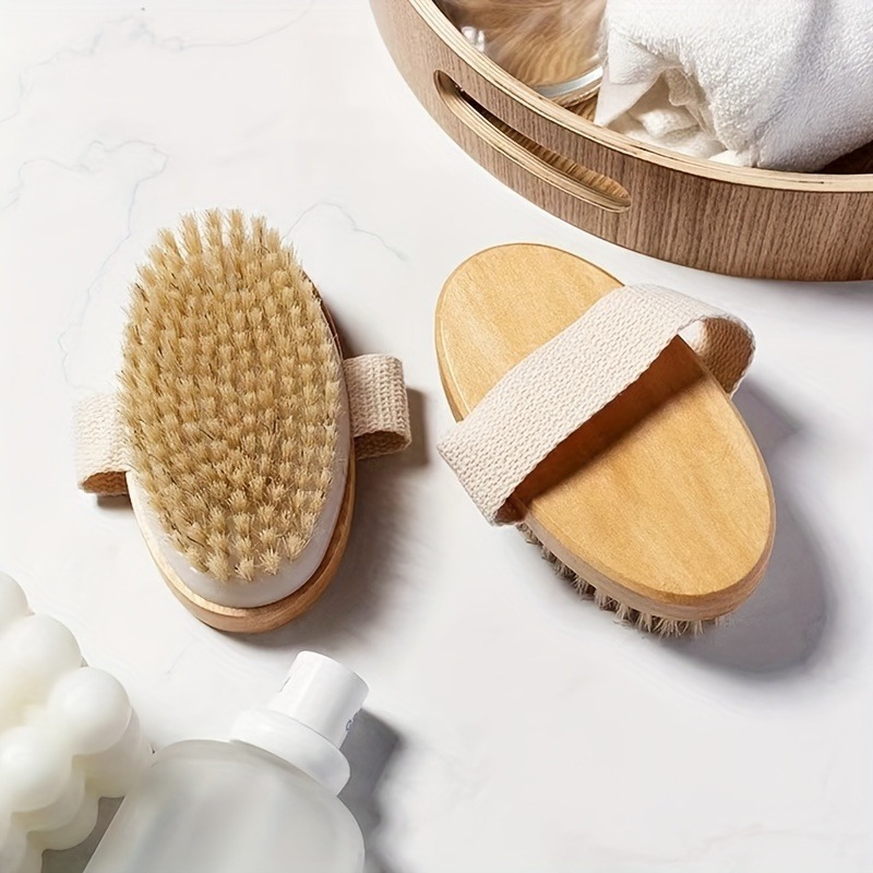Natural Bristle Body SPA Brush - Home Spa Wellness 评论和价格