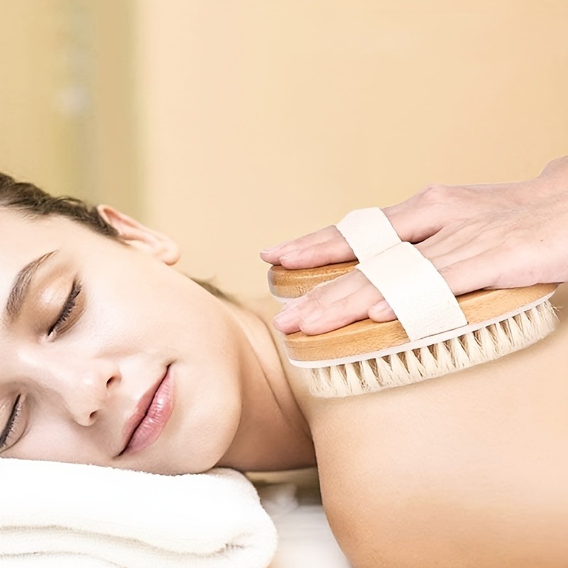 Natural Bristle Body SPA Brush - Home Spa Wellness 评论和价格