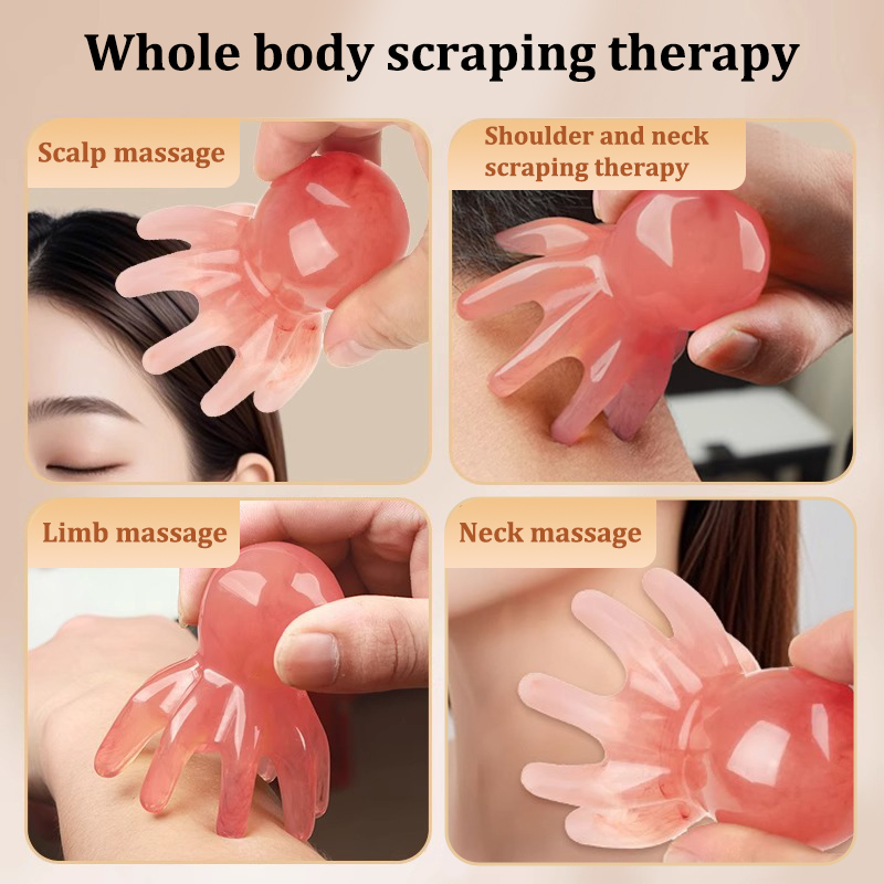 Resin Octopus Comb Head Massag - Home Spa Wellness 评论和价格