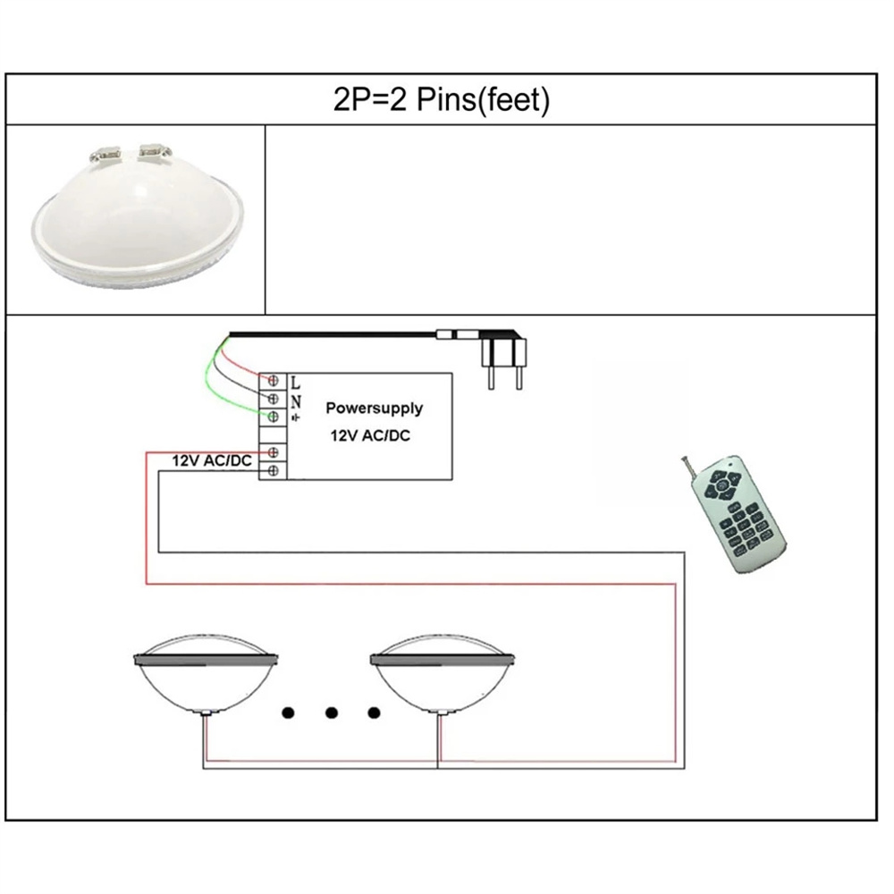 12W PAR56 RGB LED Underwater L - Xy Spa & Wellness George Town Reviews 评论和价格