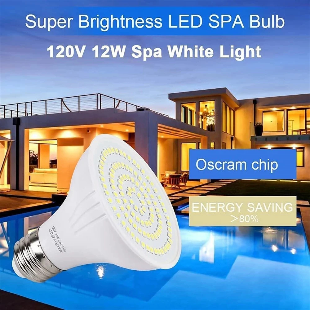 LED Swimming Pool Light E27 E2 - Xy Spa & Wellness George Town Reviews 评论和价格