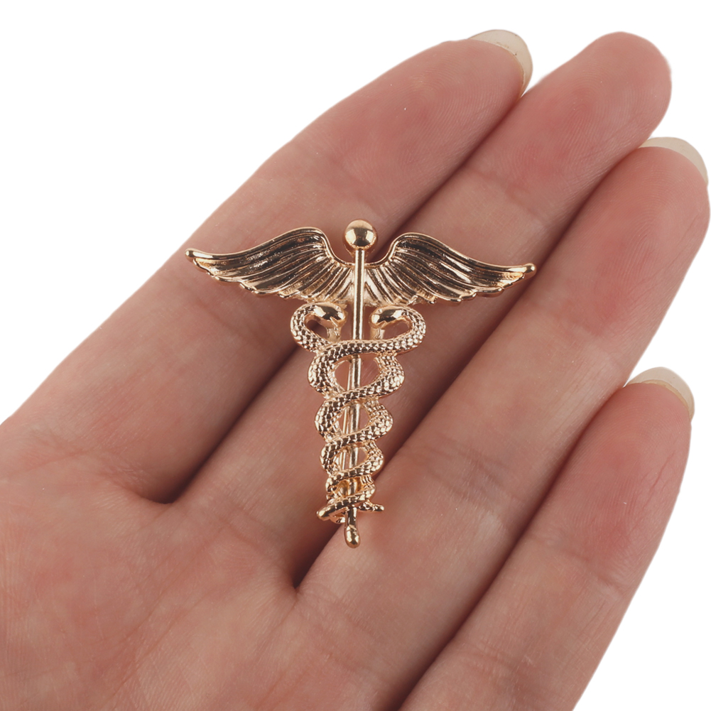 Medical Caduceus Brooch Snake  - Medical Wellness & Spa Werona 评论和价格